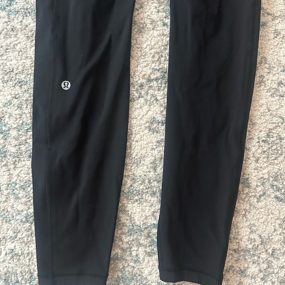 Lululemon Athletica Black Leggings Sleek Performance Fit